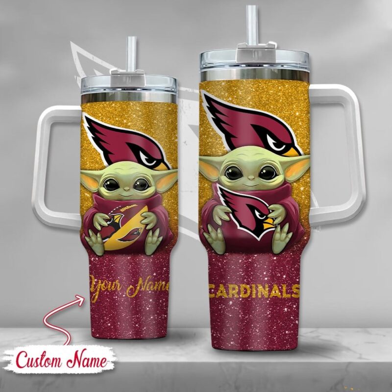 Sportswearmerch Arizona Cardinals NFL Personalized Sport Fan Gift 40oz Tumbler - Sportswearmerch