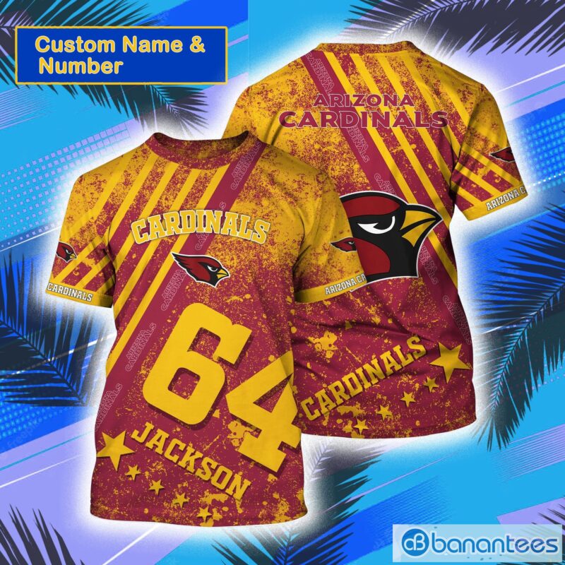 Sportswearmerch Arizona Cardinals NFL Personalized T-Shirt - Sportswearmerch