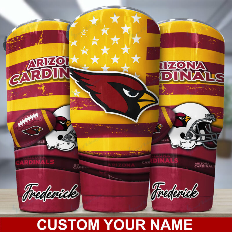 Sportswearmerch Arizona Cardinals NFL Personalized Tumbler - Sportswearmerch