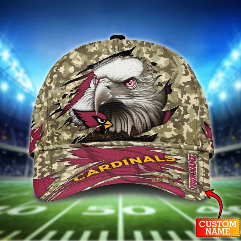 Sportswearmerch Arizona Cardinals Personalized 3D Cap For NFL Teams - Sportswearmerch