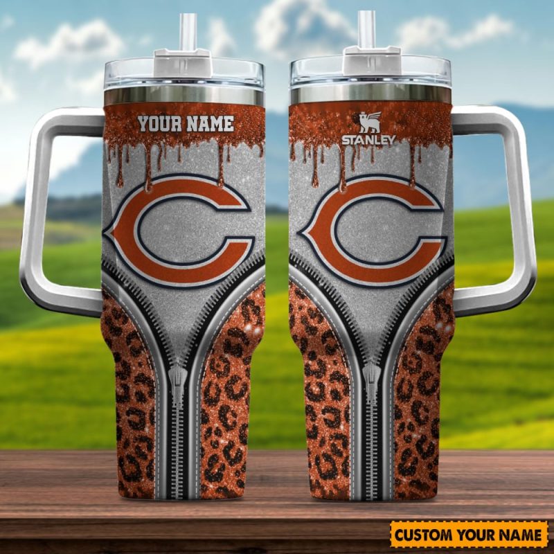 Sportswearmerch Chicago Bears New Pesonalized Tumbler 40OZ for fan - Sportswearmerch