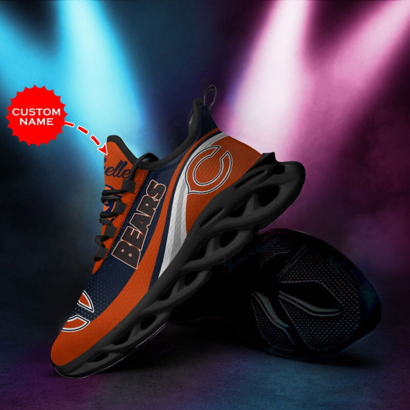 Chicago Bears Custom Personalized Max Soul Sneakers Running Sports Shoes For Men Women