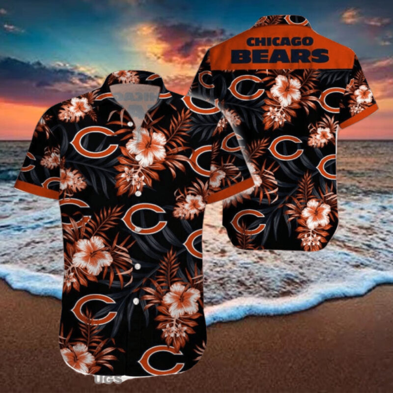 Beach Shirt Chicago Bears 3D Printing Hawaiian Shirt NFL Shirt For Fans, hoodie, sweater, long sleeve and tank top