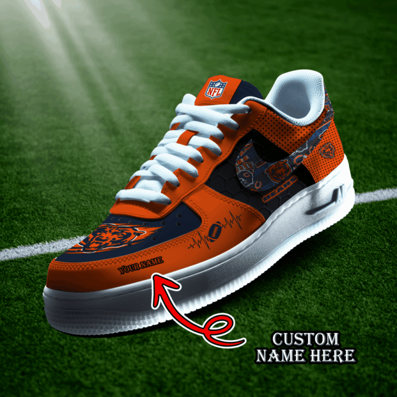 Chicago Bears | Air Force 1 HeartBeat Ball Trending - Gift Nest World