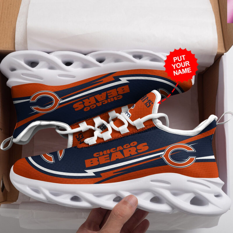 Chicago Bears Custom Personalized Max Soul Sneakers Running Sports Shoes For Men Women