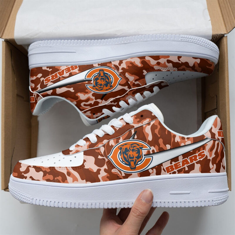 Chicago Bears Custom Sneakers Football Air Force 1 Shoes