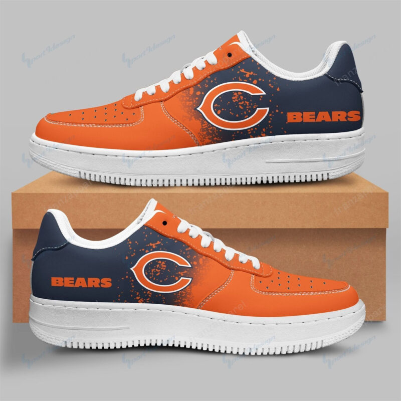 Chicago Bears Custom Sneakers Football Air Force 1 Shoes