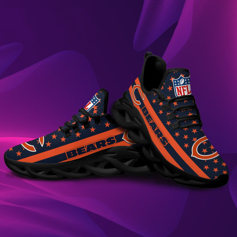 Chicago Bears Max Soul Sneakers Running Sports Shoes For Men Women