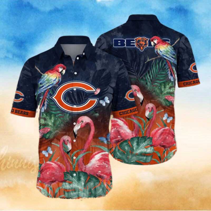 Chicago Bears NFL Flower Full Printing Hawaiian Shirt, hoodie, sweater, long sleeve and tank top