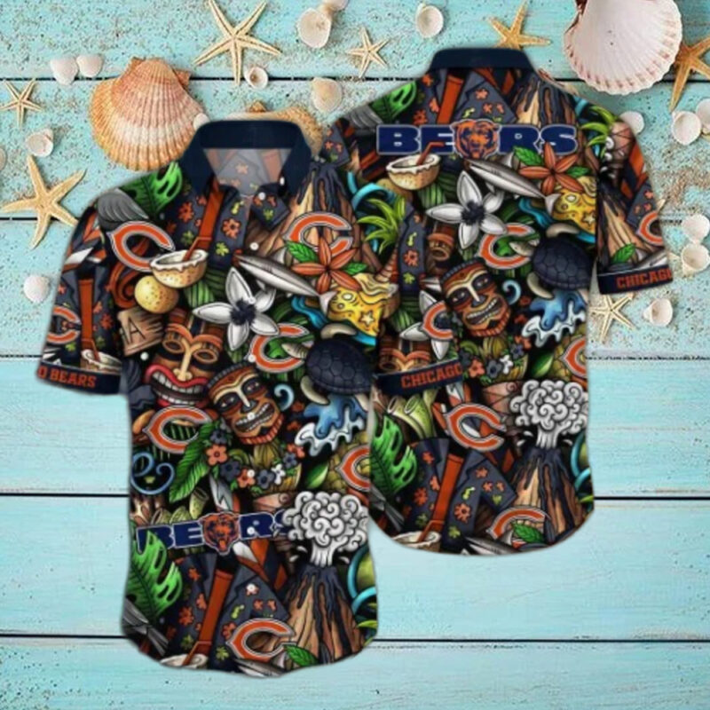 Chicago Bears NFL Flower Hawaii Shirt And Tshirt For Fans, Custom Summer Football Shirts NA49896, hoodie, sweater, long sleeve and tank top