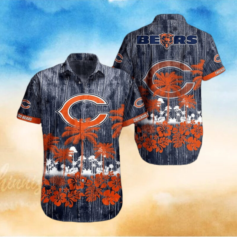 Chicago Bears NFL Graphic Tropical Pattern Style Summer 3D Hawaiian Shirt And Shorts For Men And Women Gift Fans, hoodie, sweater, long sleeve and...