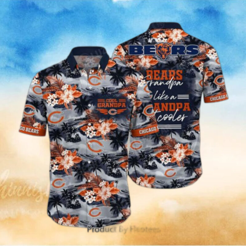 Chicago Bears NFL Hawaiian Shirt For Grandparent New Trending Beach Shirt, hoodie, sweater, long sleeve and tank top