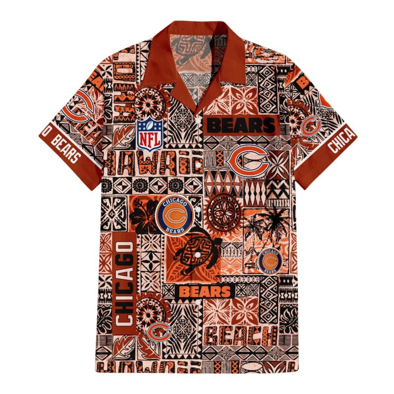 Chicago Bears Tribal Spirit Hawaiian Shirt - TeeAloha