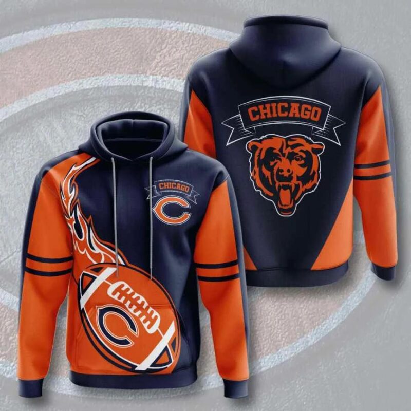 NFL Chicago Bears Gift For Fans 3D Hoodie All Over Printed Chicago Bears Unique Gifts - T-shirts Low Price