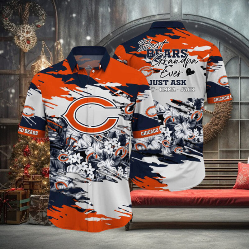 NFL Chicago Bears Hawaiian Shirt Personalized For Men Women, hoodie, sweater, long sleeve and tank top