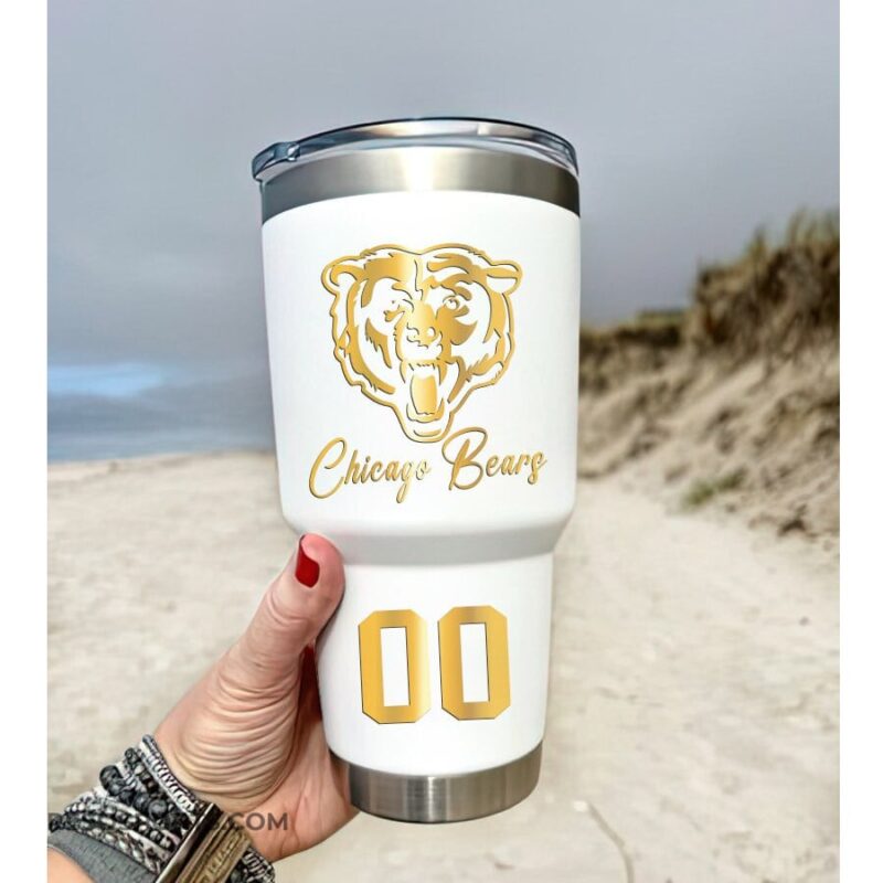 Sportswearmerch Chicago Bears NFL Tumbler 30Oz For Fans - Sportswearmerch