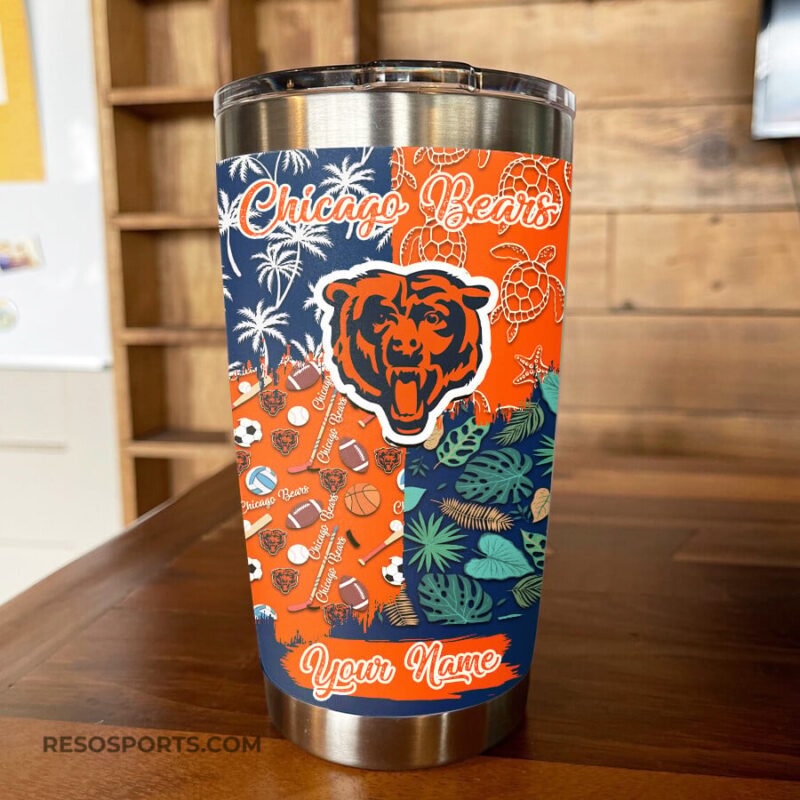 Sportswearmerch Chicago Bears NFL Tumbler For Fans - Sportswearmerch