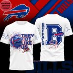 Buffalo Bills They Not Like Us 3D T-Shirt - Creativecustomworld