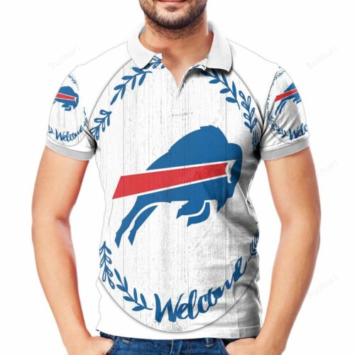 Buffalo Bills Logo v11 3D All Over Print Polo Shirt