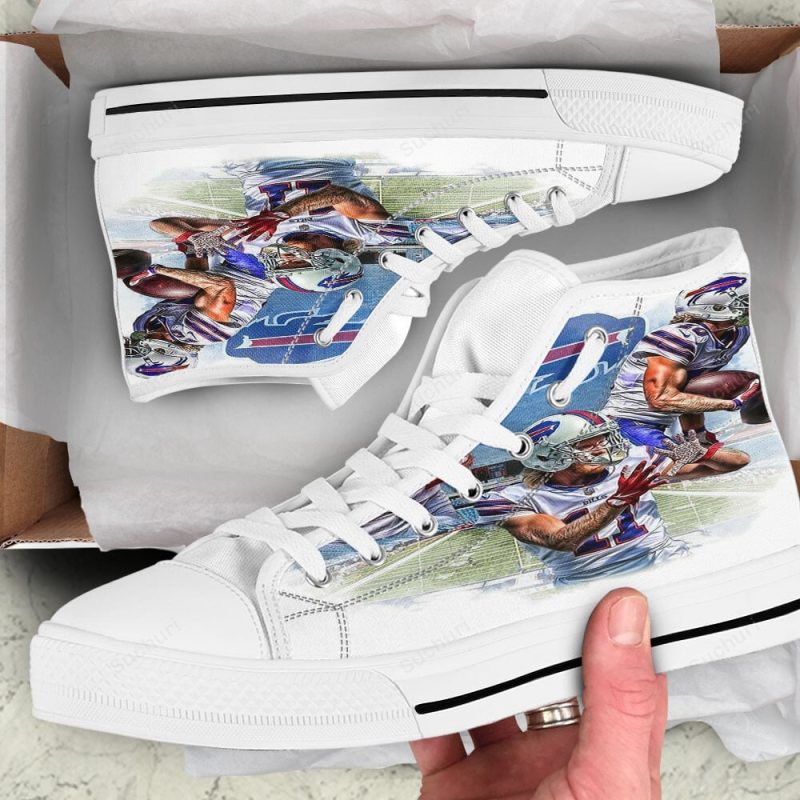 Buffalo Bills Cole Beasley v1 High Top Shoes