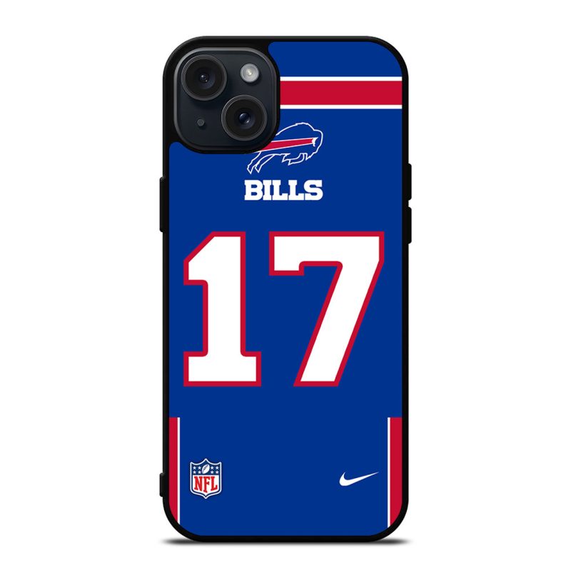 BUFFALO BILLS JOSH ALLEN 17 NFL NIKE iPhone 15 Plus Case Cover
