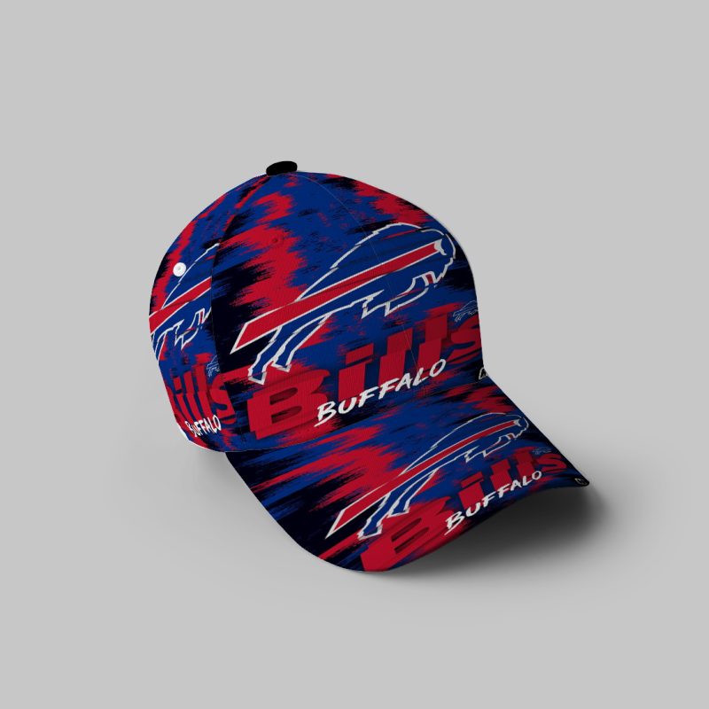 Buffalo Bills Logo V4 3D Printing Baseball Cap Classic Hat Novateetrend