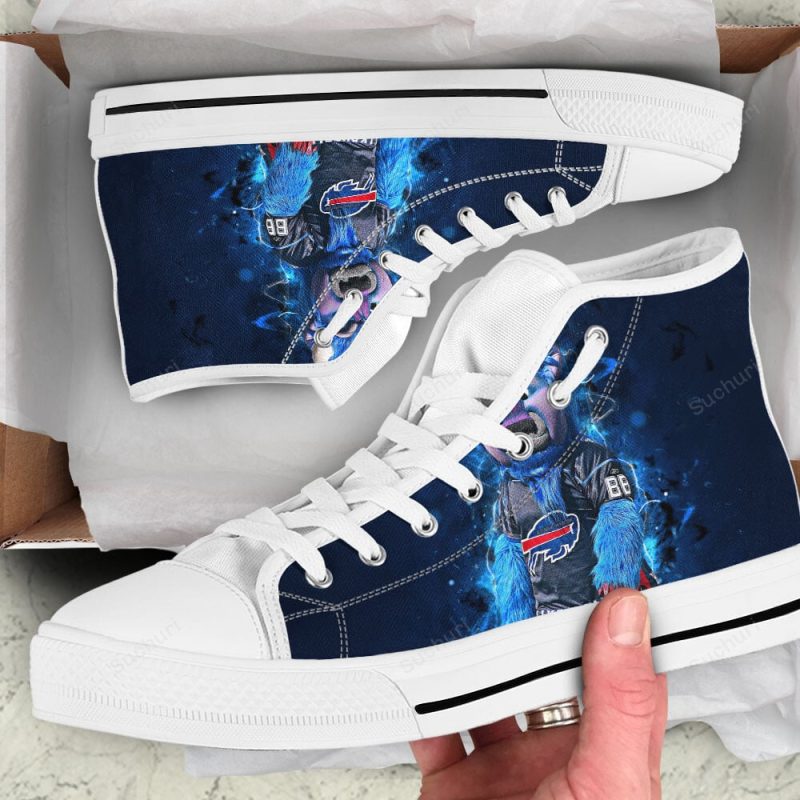 Buffalo Bills Mascot v1 High Top Shoes