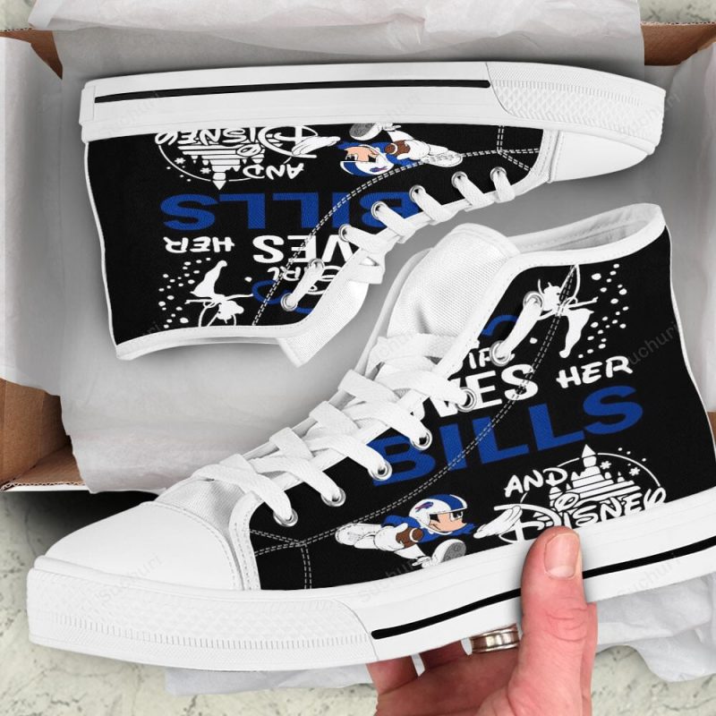 Buffalo Bills Mickey v1 High Top Shoes