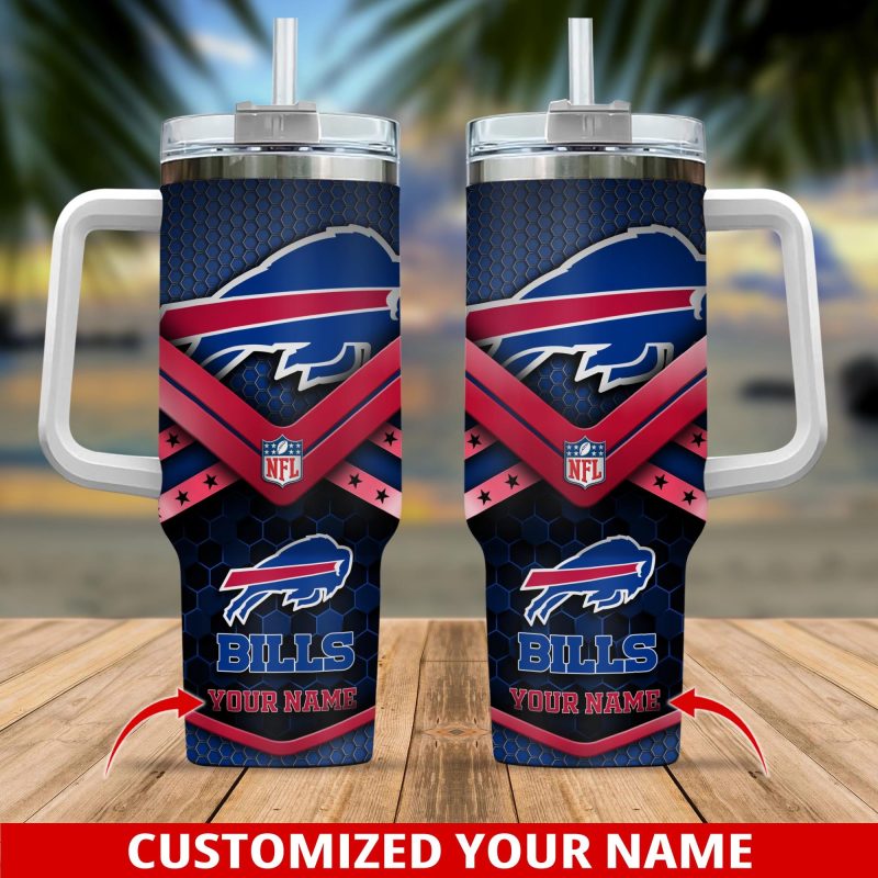 Buffalo Bills NFL Custom Stanley Cup 40 oz 30 oz Tumbler With Handle | StormMerch