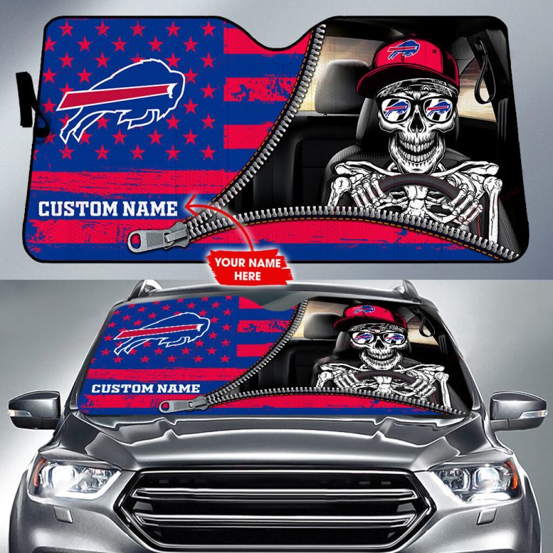 Buffalo Bills Personalized Auto Sun Shade BG65