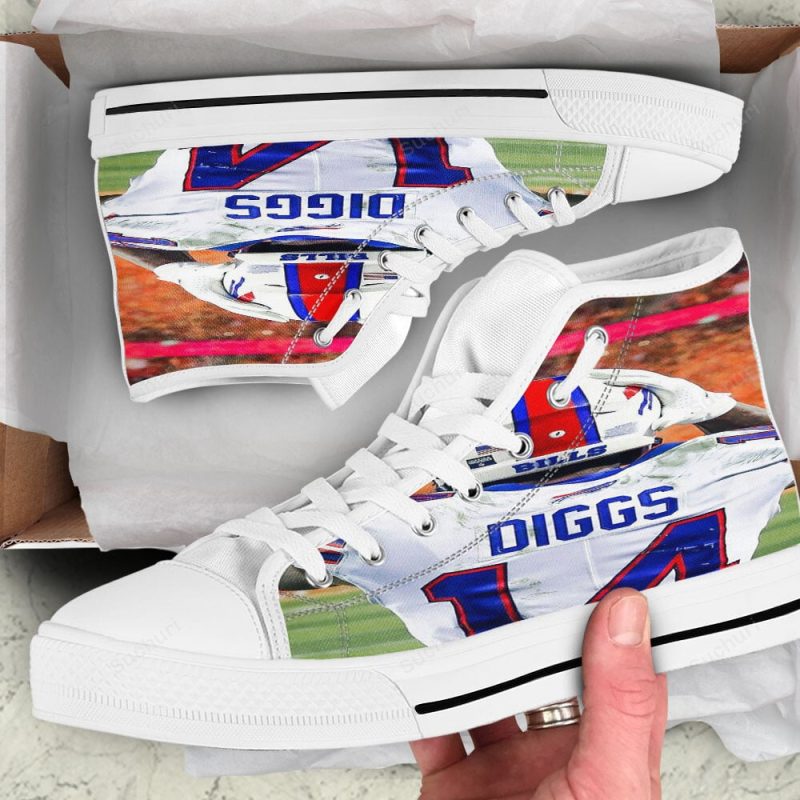 Buffalo Bills Stefon Diggs v2 High Top Shoes