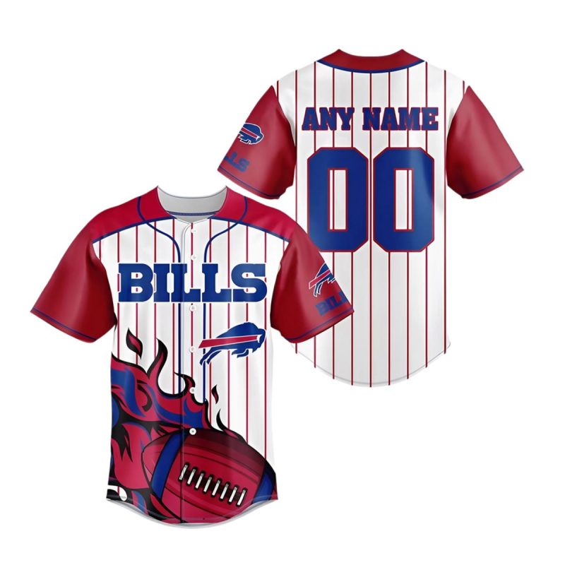 Personalized Buffalo Bills Baseball Jersey - Jerseyour