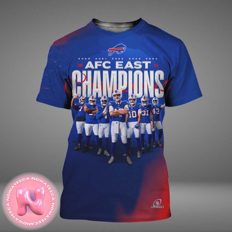 2024 AFC East Champions Buffalo Bills NFL Playoff All Over Print Shirt