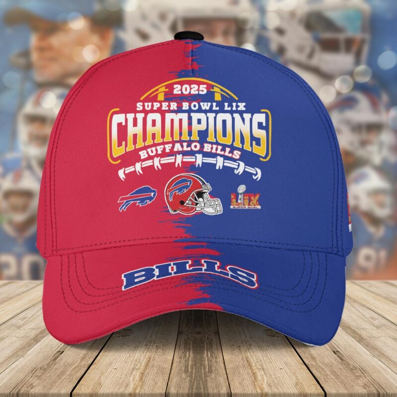 Buffalo Bills 2025 Super Bowl LIX Champions Classic Cap