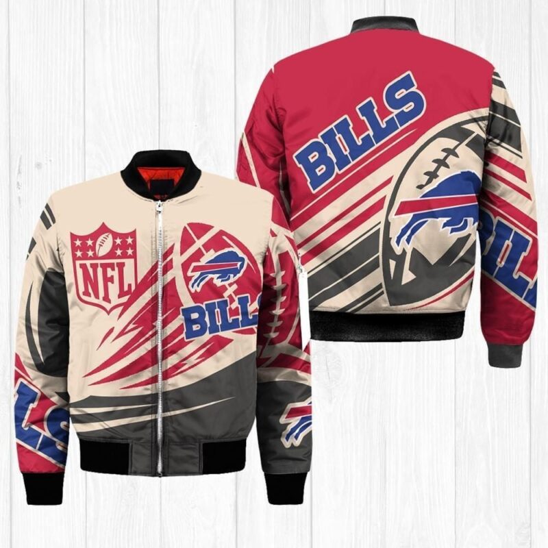 Buffalo Bills Balls 3D Bomber Jacket