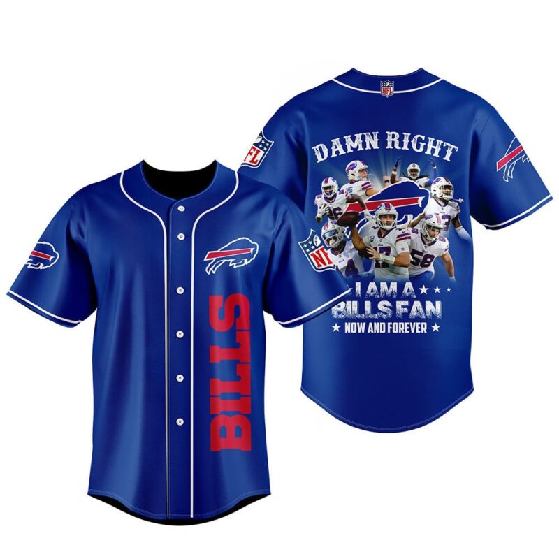 Buffalo Bills Baseball Jersey For Fans
