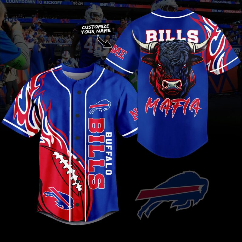 Buffalo Bills Baseball Jersey For Fans - Jerseyour
