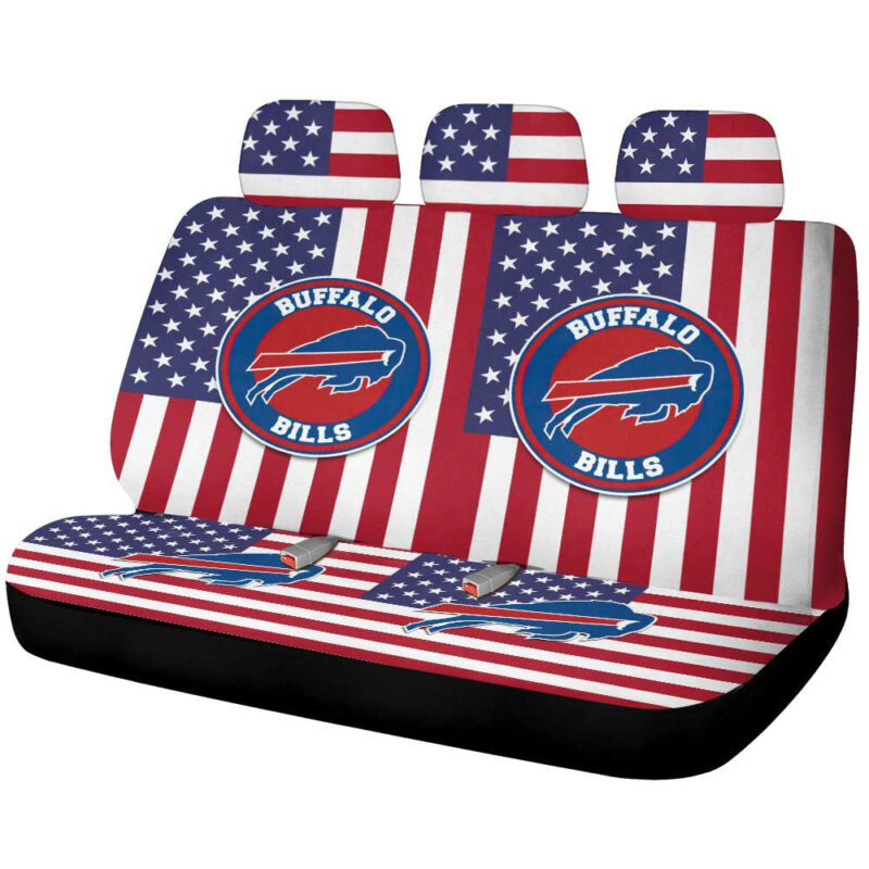 Buffalo Bills Car Back Seat Cover Custom Car Accessories