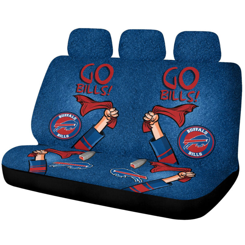 Buffalo Bills Car Back Seat Covers Custom Car Accessories