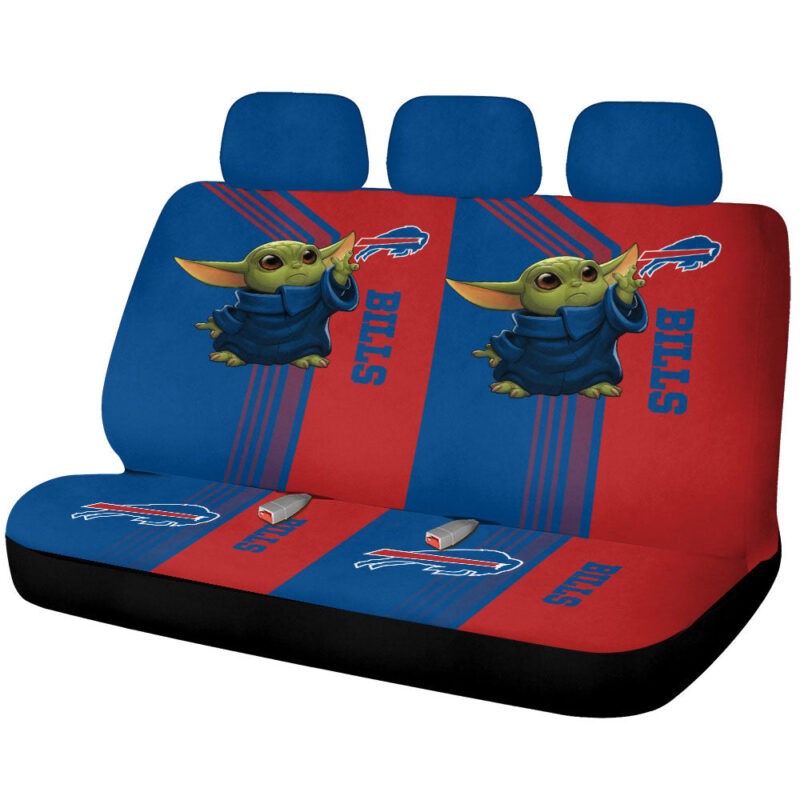 Buffalo Bills Car Back Seat Covers Custom Car Accessories