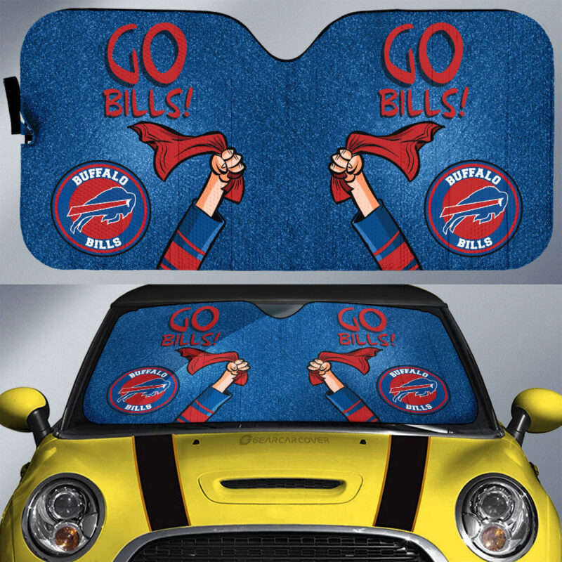 Buffalo Bills Car Sunshade Custom Car Accessories