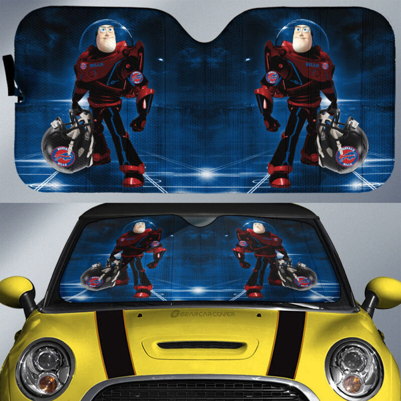 Buffalo Bills Car Sunshade Custom Car Accessories For Fan
