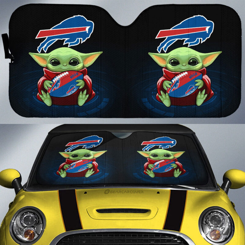 Buffalo Bills Car Sunshade Custom Car Accessories For Fan