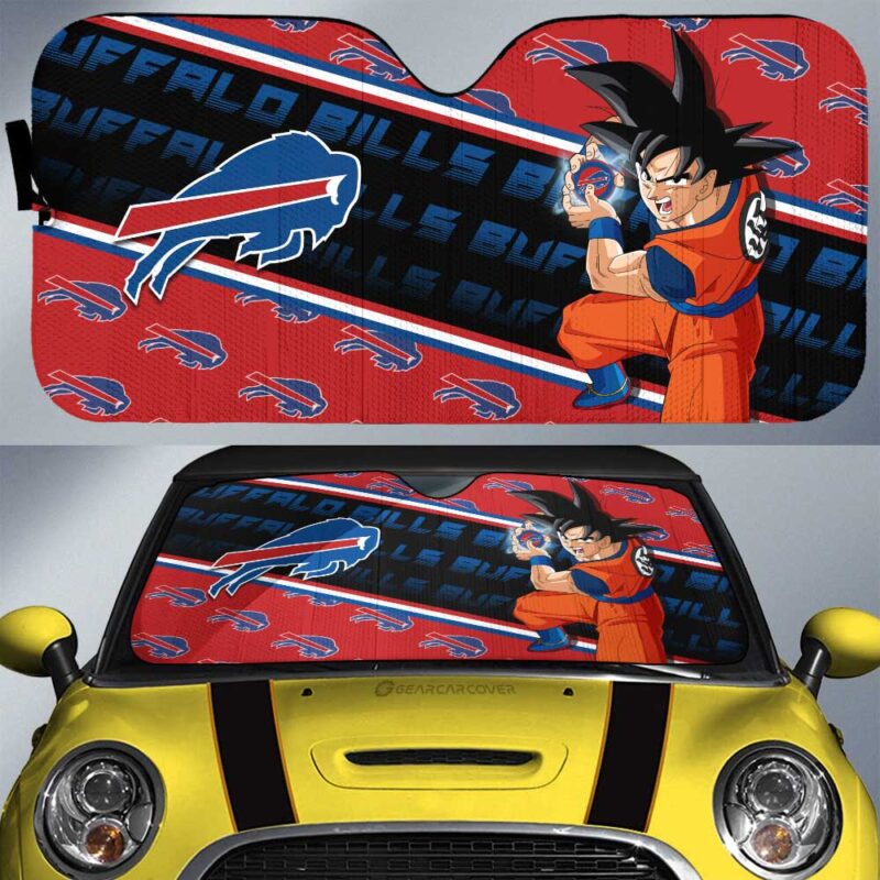 Buffalo Bills Car Sunshade Custom Car Decorations For Fans