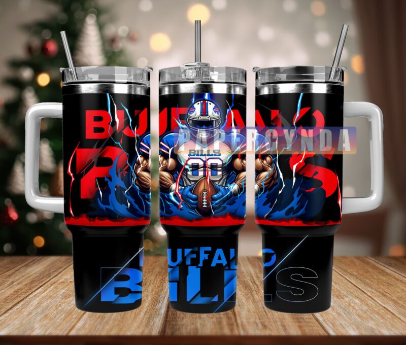 Buffalo Bills Custom Stanley Cup 40 oz 20 oz Tumbler With Handle