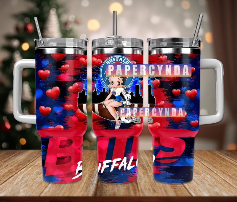 Buffalo Bills Custom Stanley Cup 40 oz 20 oz Tumbler With Handle