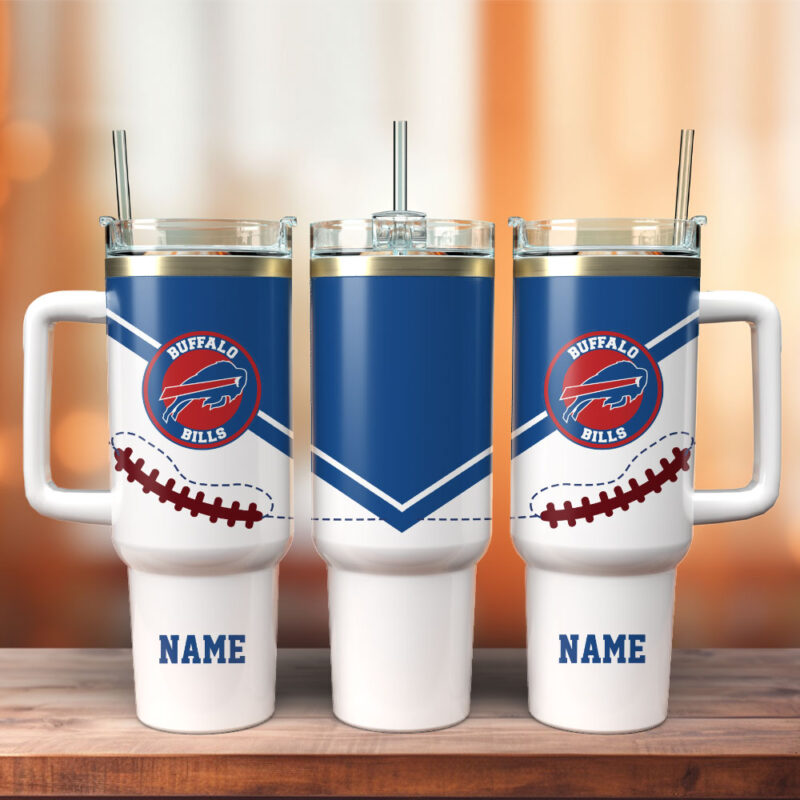 Buffalo Bills Football NFL Sport Custom Stanley Cup 40 oz 20 oz Tumbler With Handle