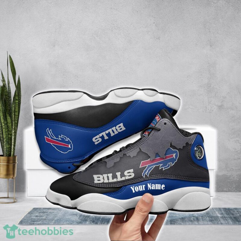 Buffalo Bills Football Team Custom Name Air Jordan 13 Running Shoes Gift For Fans