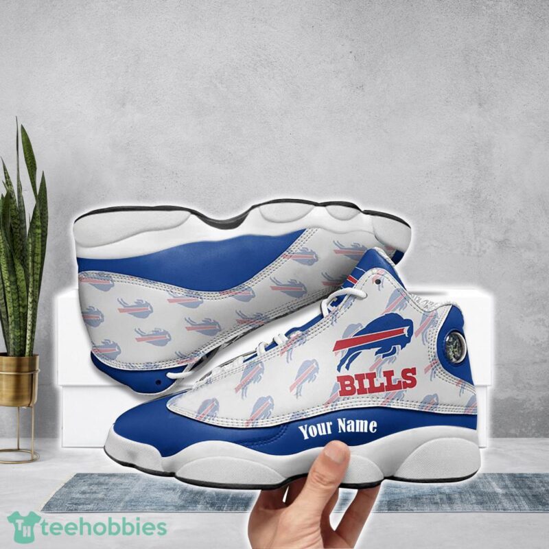 Buffalo Bills Football Team Custom Name Air Jordan 13 Running Shoes Style Gift For Fans