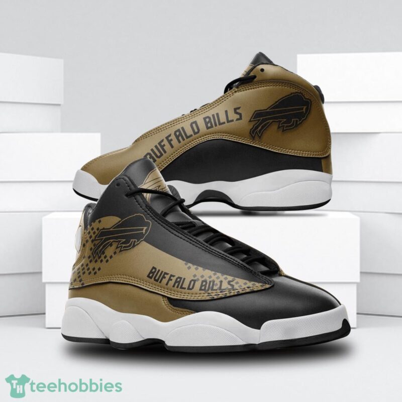 Buffalo Bills Football Team Custom Name Air Jordan 13 Sneakers For Fans